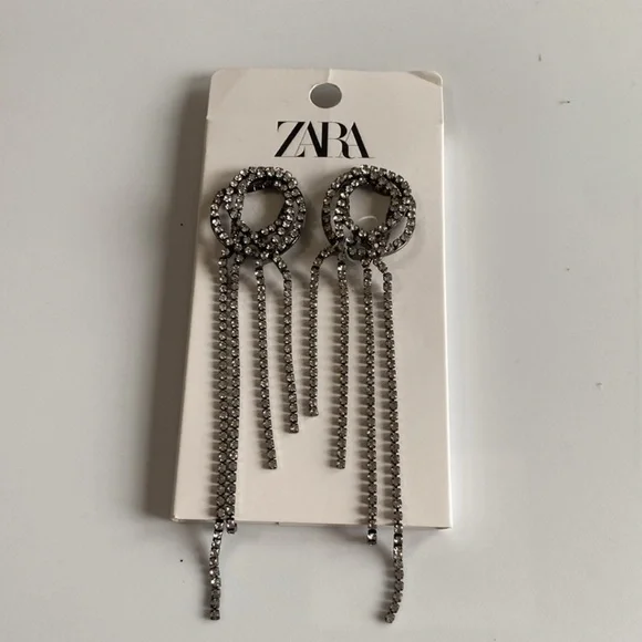 NWT Zara Jewel Strand Earrings - Picture 4 of 9